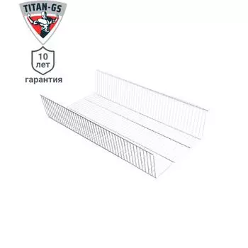 Корзина выдвижная Титан-GS 86.3x18.1x44 см сталь цвет белый