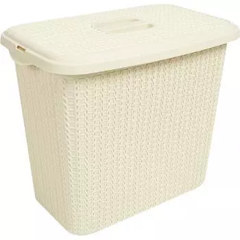 Корзинка для хранения «Вязание» 6 л цвет слоновая кость