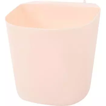 Корзинка навесная на присосках Krita маленькая цвет бежевый