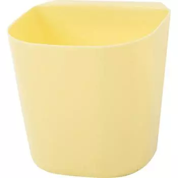 Корзинка навесная на присосках Krita маленькая цвет желтый