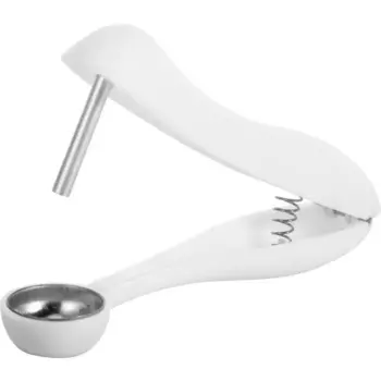 Косточковыдавливатель Mallony пластик цвет белый