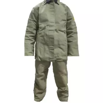 Костюм сварщика зеленый КС01 размер 52-54 рост 170-176