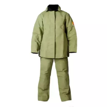 Костюм сварщика зеленый КС02 размер 48-50 рост 170-176