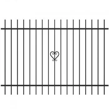 Кованая секция Веста для забора 2.5x1.75 м