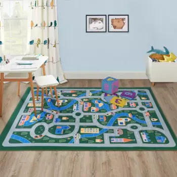 Ковер Бэби Город 60 150x200 см полиамид
