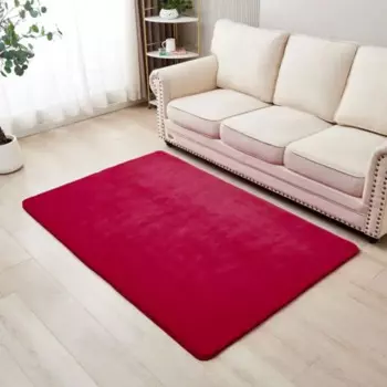 Ковер Bingo прямоугольный 120x180 см полиэстер цвет брусничный