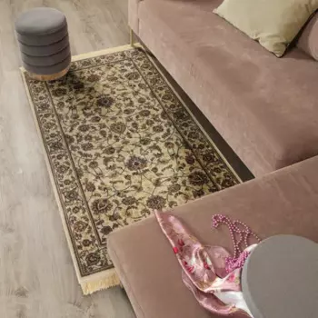 Ковер Isphahan 80x150 см вискоза 84552 цвет кремовый