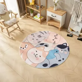 Ковер Kindora круг 100 см полиэстер AZ-278