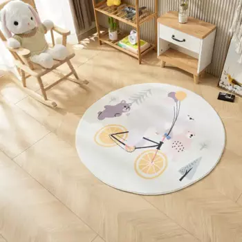 Ковер Kindora круг 100 см полиэстер AZ-7