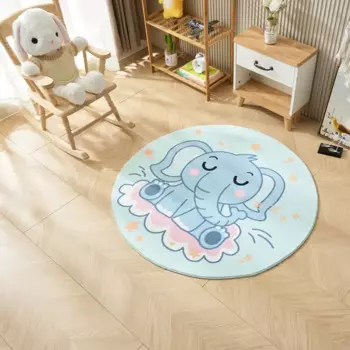 Ковер Kindora круг 100 см полиэстер AZ-321