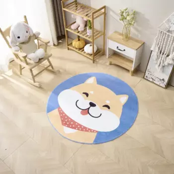 Ковер Kindora круг 100 см полиэстер AZ-224