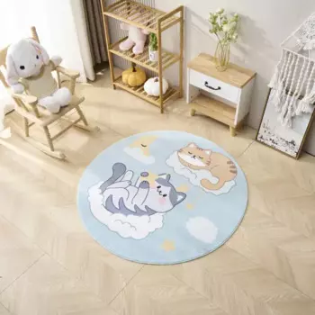 Ковер Kindora круг 100 см полиэстер AZ-42