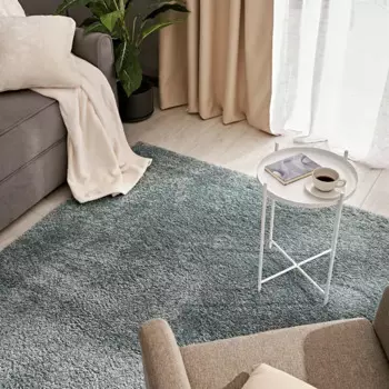 Ковер Kreaforta Shaggy Bosfor 160x230 см полипропилен цвет голубой