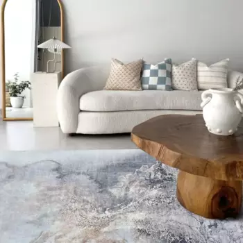 Ковер Lex 159-1 120x170 см полиэстер цвет серый