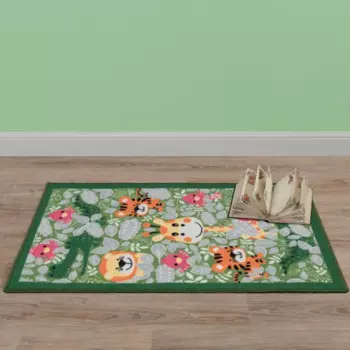 Ковер полиамид Нева тафт Джунгли 6013 67x110 см цвет мультиколор