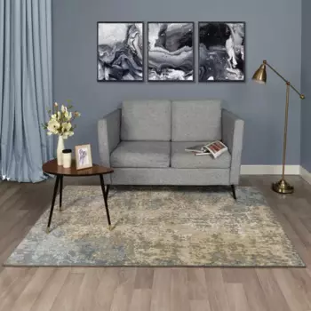 Ковер полиамид Нева тафт Сити Паола 1962 140x200 см цвет коричневый