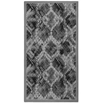 Ковер полиамид Принт Лацио 100x180 см, цвет серый