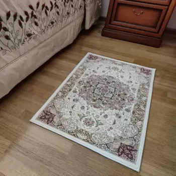 Ковер полиэстер Anisa 50x80 см цвет кремовый