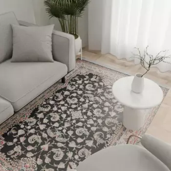 Ковер полиэстер Arnika 150x225 см цвет темно-синий