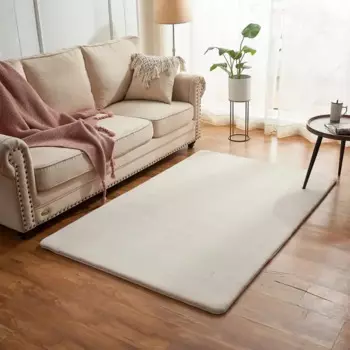 Ковер полиэстер Bingo 120x180 см цвет кремовый