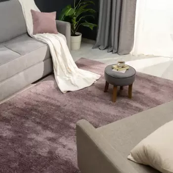 Ковер полиэстер Ribera 01800A 80x150 см цвет лиловый