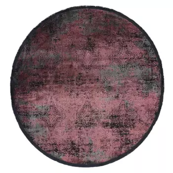 Ковер полиэстер Tierra 12892 круглый 160 см цвет красный