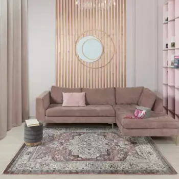 Ковер полиэстер Vela Luxe 0C410A 165x240 см цвет коричневый
