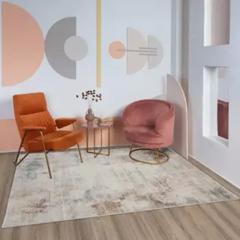 Ковер полиэстер Vela Luxe 0D483A 165x240 см цвет коричневый