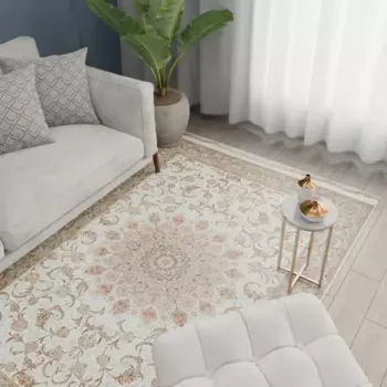 Ковер полиэстер Viyana 150x225 см цвет кремовый