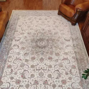 Ковер полиэстер Viyana 250x350 см цвет кремовый