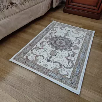 Ковер полиэстер Viyana 50x80 см цвет кремовый