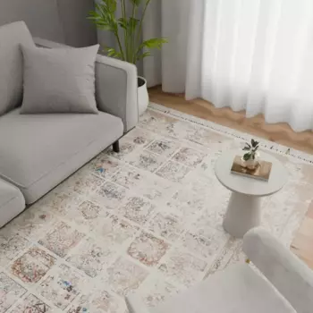 Ковер полиэстер VNDM007 200x300 см цвет бежевый