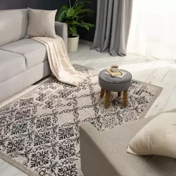 Ковер полипропилен Avrora GR19 140x190 см цвет бежевый