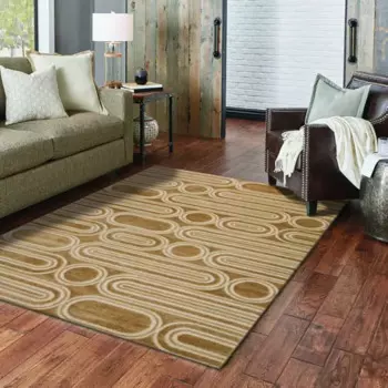 Ковер полипропилен Ctim Зоя 5974Y 100x200 см цвет бежевый