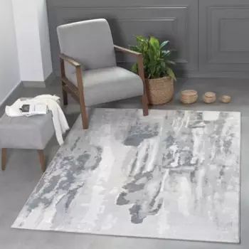 Ковер полипропилен Donna E4837 300x400 см цвет серо-черный