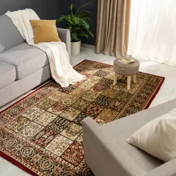 Ковер полипропилен Fortune L036 150x230 см цвет красный