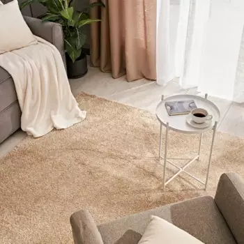 Ковер полипропилен Inspire Shaggy Bosfor 160x230 см цвет бежевый