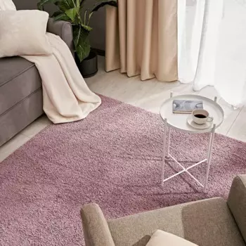 Ковер полипропилен Inspire Shaggy Bosfor 80x150 см цвет светло-сиреневый