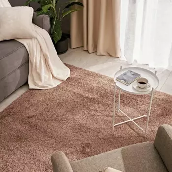 Ковер полипропилен Inspire Shaggy Bosfor 80x150 см цвет темно-коричневый