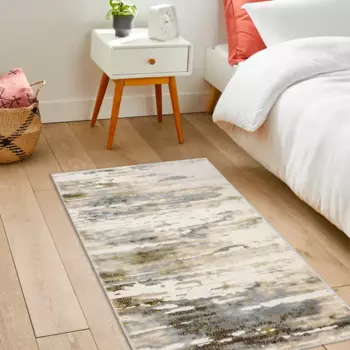 Ковер полипропилен Оптимист 84037_48 80x150 см цвет бежевый