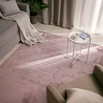 Ковер полипропилен Rubin 7006 80x150 см цвет баклажан