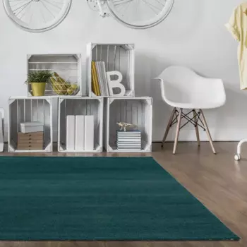 Ковер полипропилен Rubin 7009 80x150 см цвет голубой