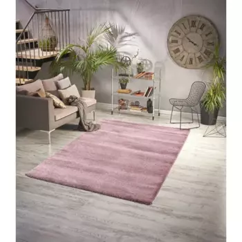 Ковер полипропилен Rubin 7010 80x150 см цвет розовый