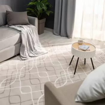 Ковер полипропилен Silver D532I 80x150 см цвет серый