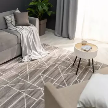 Ковер полипропилен Скай L030 150x190 см цвет серый