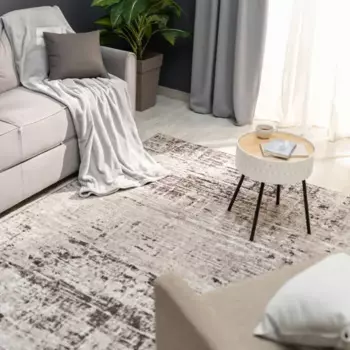 Ковер полипропилен Скай L031 60x110 см цвет серый