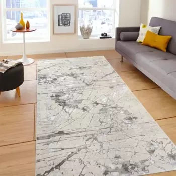 Ковер полипропилен Собо 83712_34 200x400 см цвет серый