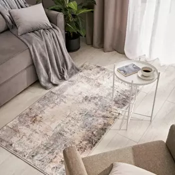 Ковер полипропилен Зингер L044 80x150 см цвет розовый