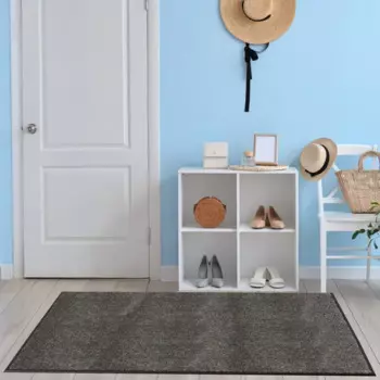 Ковер ПВХ Twist 90x150 см цвет серый