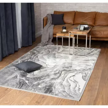 Ковер Рим 120x180 см вискоза 618 W цвет бежевый